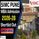 SIMC Pune MBA Admission 2026–28 Shortlist Released; Check GE–PI Schedule Here